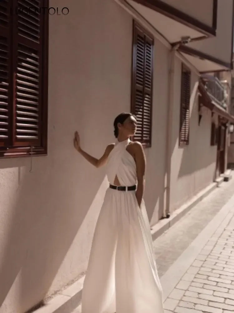 Women Backless Jumpsuit