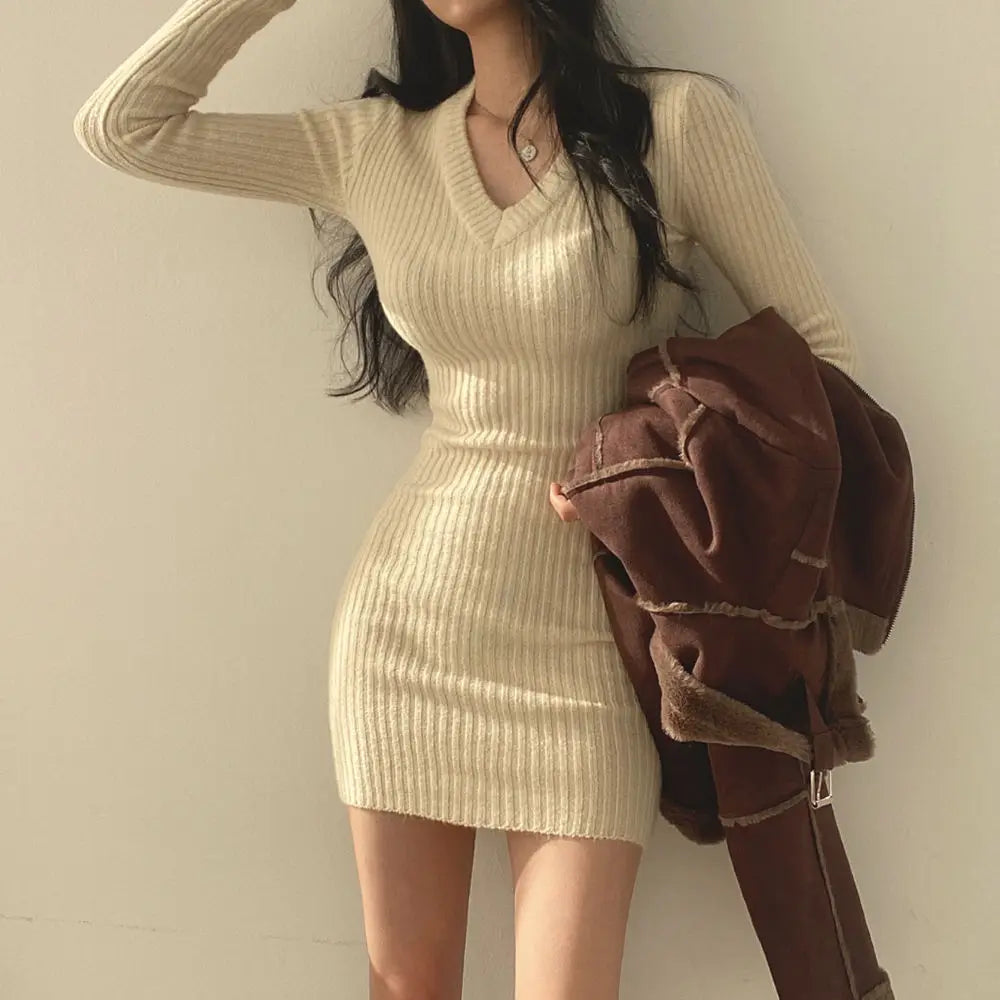 Slim Sweater Dress