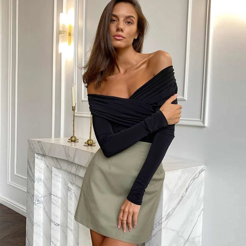 Off Shoulder Women's Bodysuits