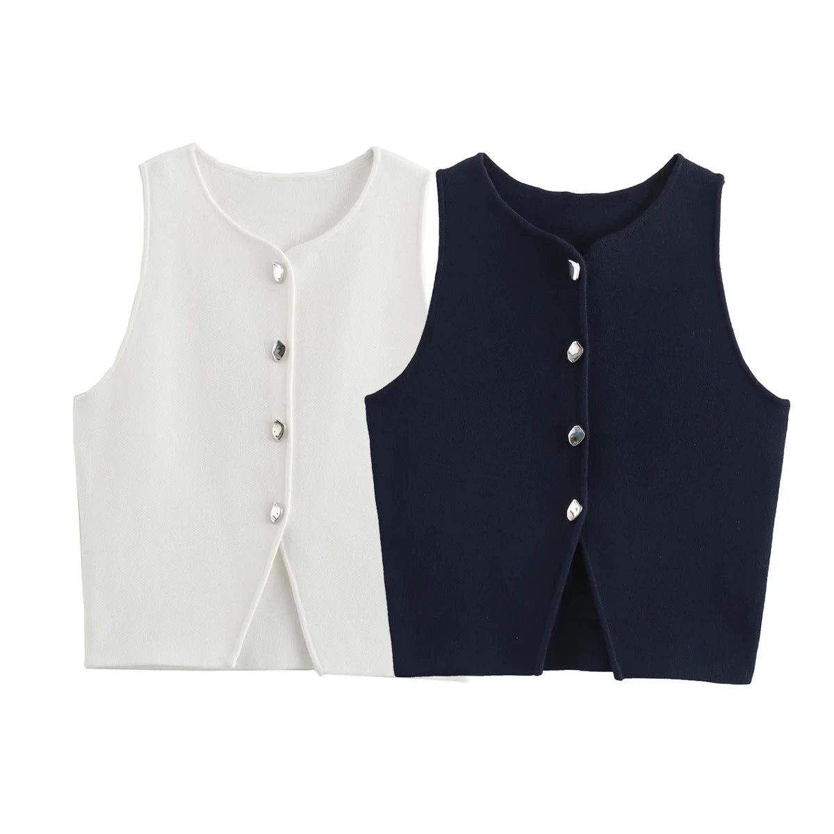 Women's Sleeveless Cropped Vest