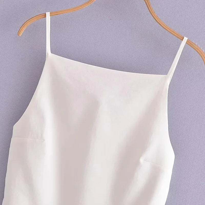 Sexy Women Backless Slip Top