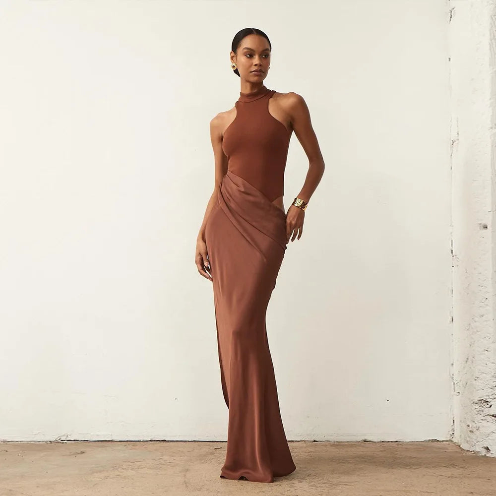 Sexy Hollow Out Women Maxi Dress