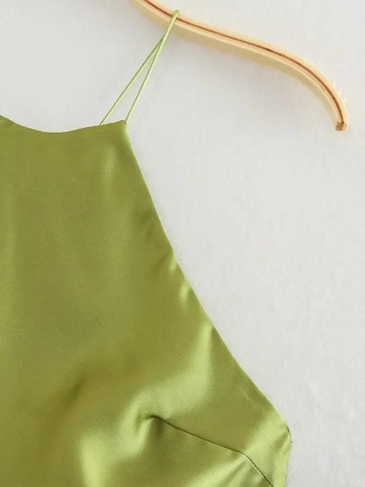 Summer Women's Silk Dress