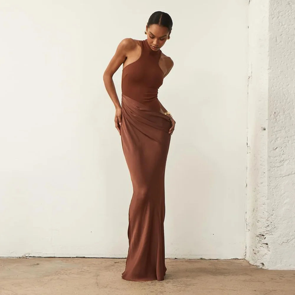 Sexy Hollow Out Women Maxi Dress
