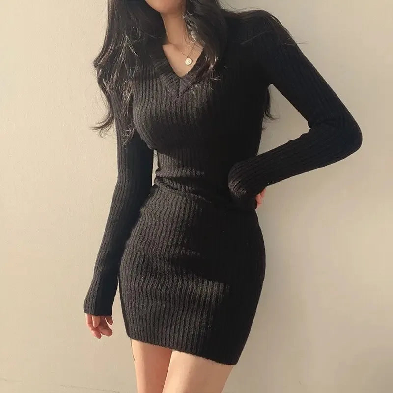 Slim Sweater Dress