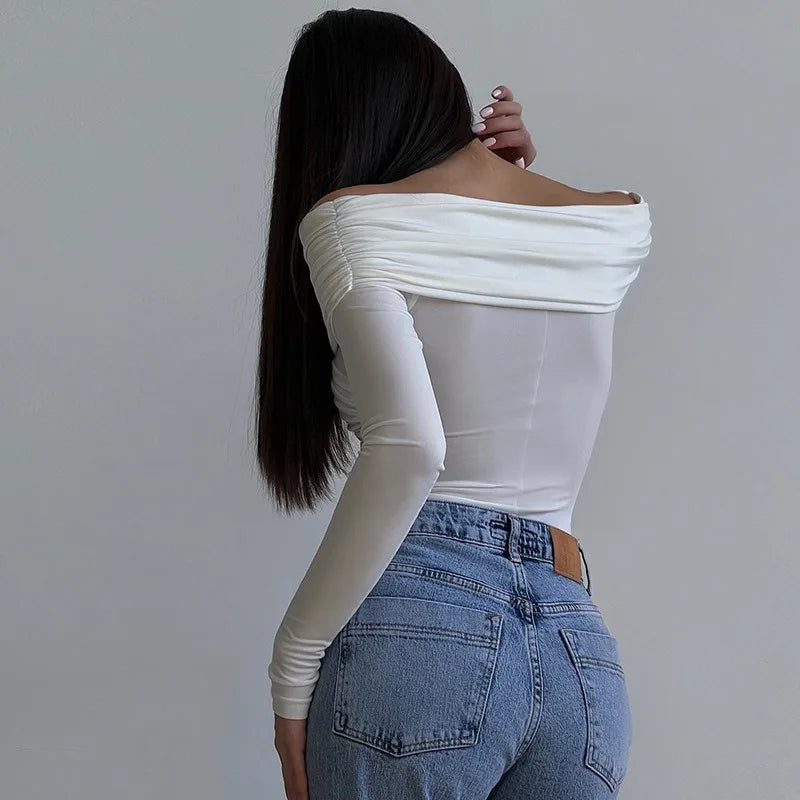 Off Shoulder Women's Bodysuits