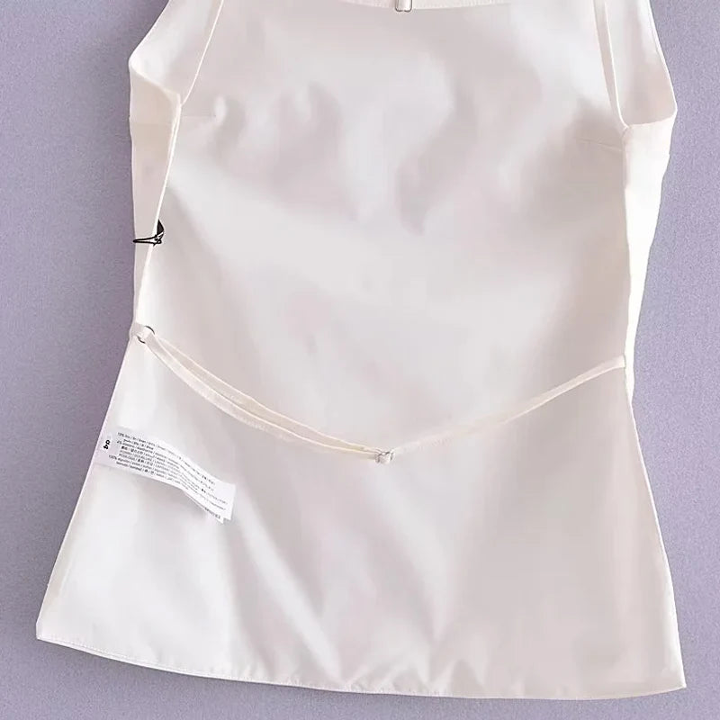 Sexy Women Backless Slip Top