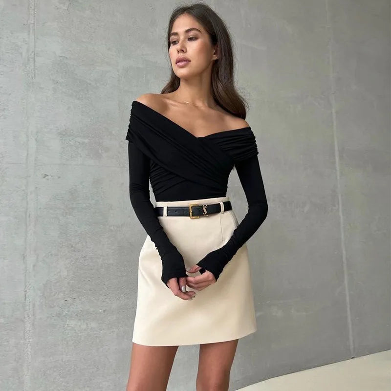Off Shoulder Women's Bodysuits