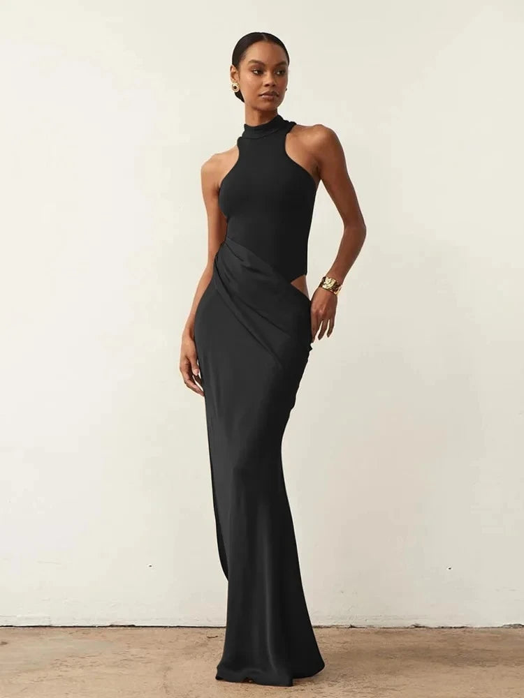 Sexy Hollow Out Women Maxi Dress