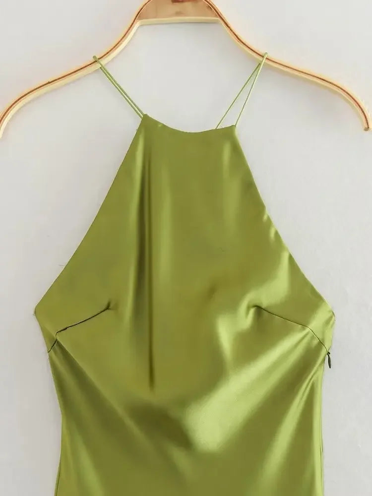 Summer Women's Silk Dress