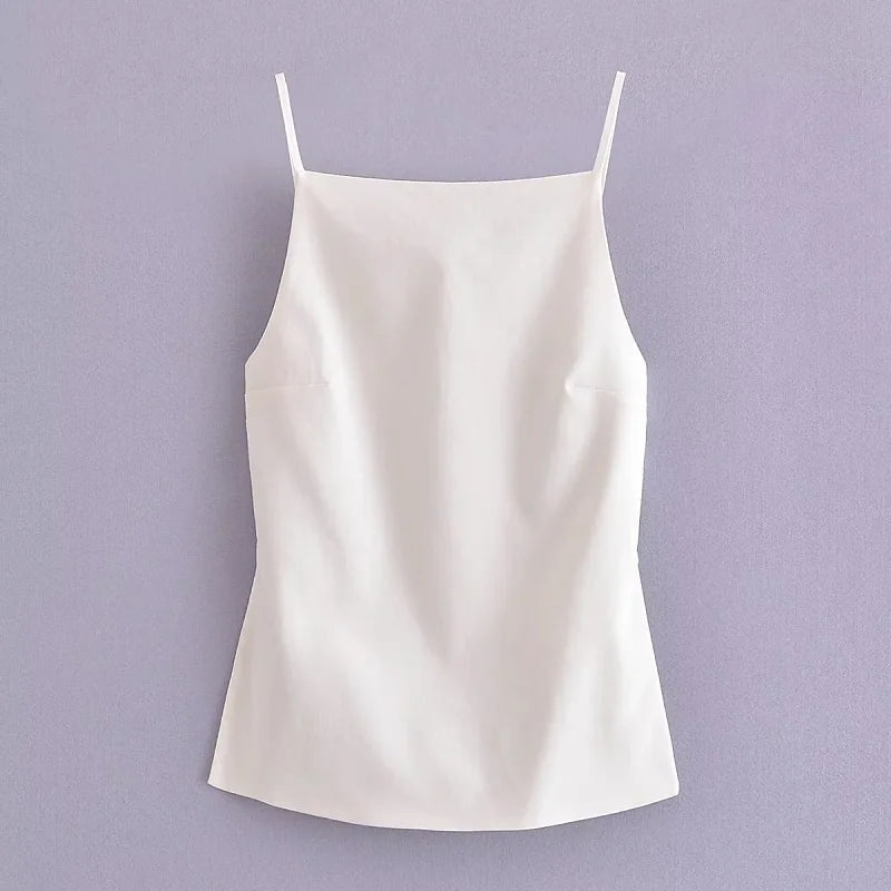 Sexy Women Backless Slip Top