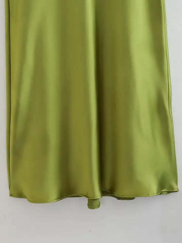 Summer Women's Silk Dress