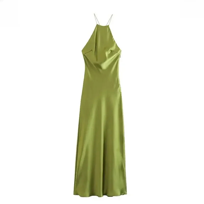 Summer Women's Silk Dress