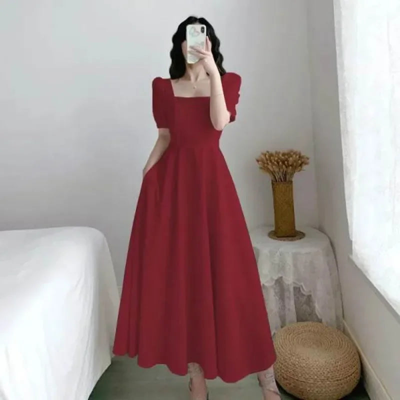 White Bubble Dress Summer 2025