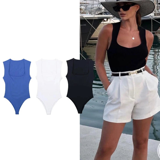 Woman Sleeveless Bodysuit